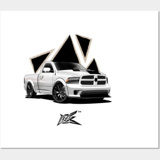 ram 1500 rt white Posters and Art